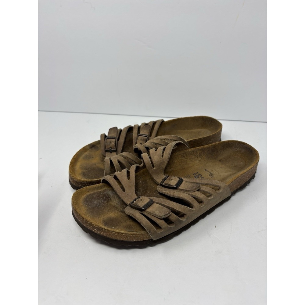 Birkenstock Granada Brown Leather Sandals Women's Size 36